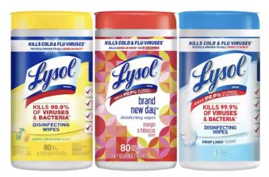 3 Pack Lysol Wipes Just $6.98 (Reg. $15)!